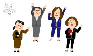 働く人物達のイラスト