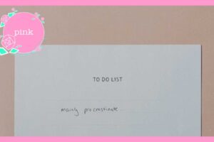 to do listと書かれた紙