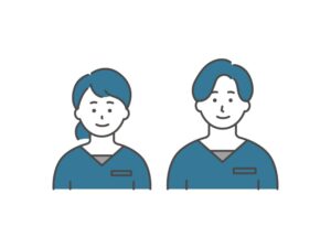医療従事者の男女