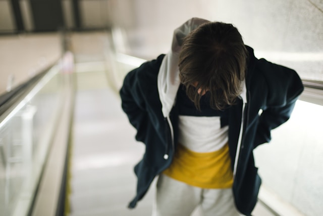 ストレスを感じている女性