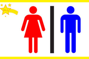トイレマーク：女性と男性
