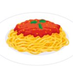 ミートソースパスタ