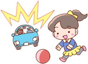 子どもの飛び出し事故