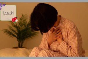 てんかんで胸の痛い女性