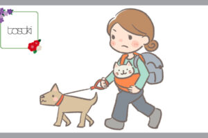 ペットと避難訓練