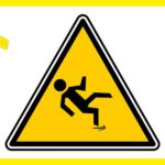 転倒注意のマーク