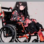 車椅子の女性