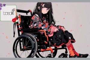 車椅子の女性