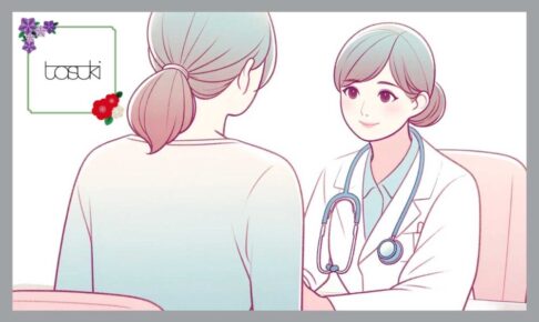 医療通訳をする女性医師