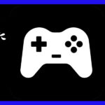 ゲームのコントローラーの影絵