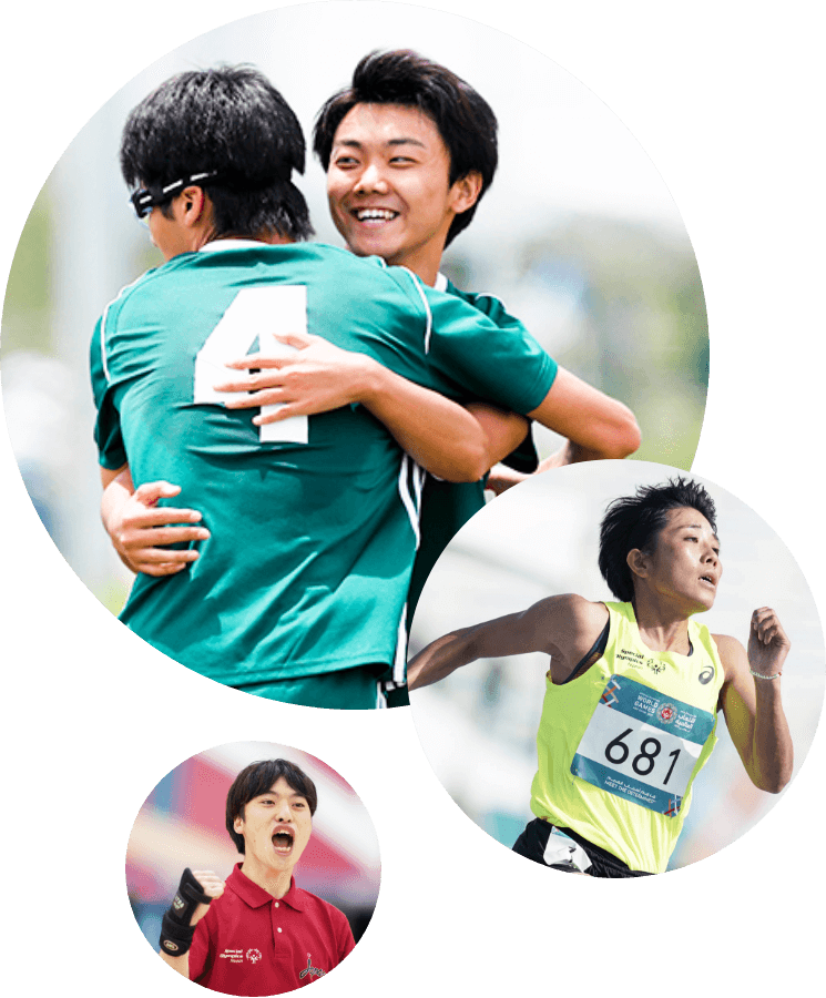 スポーツをしている男性