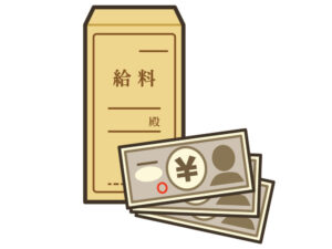 給料袋とお札