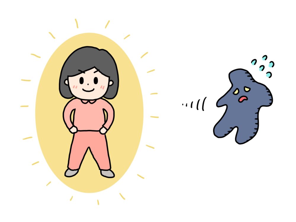 トラウマに支配されないポジティブな女性