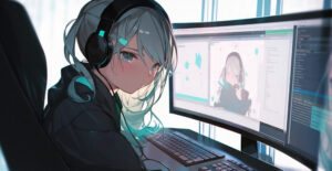Vtuberの女性