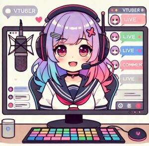 Vtuberの女性