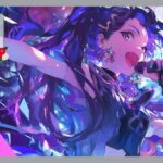 歌を歌う女性