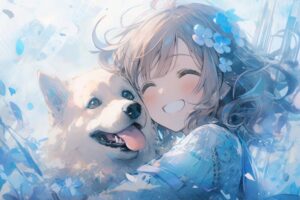 犬と女の子