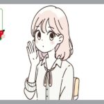 耳に手を添える、耳が聞こえない女性