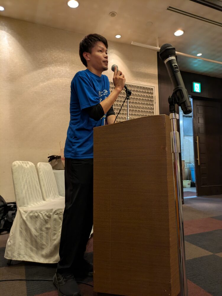 司会をする久保田さん