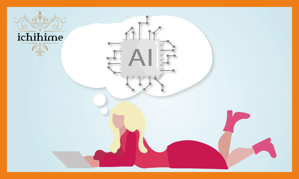 女性が寝ながらPCを操作しAIと会話している