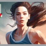 陸上の女性選手