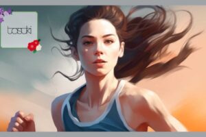 陸上の女性選手