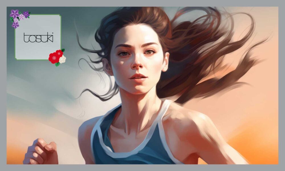 陸上の女性選手