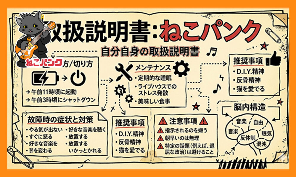 ねこパンクの取扱説明書