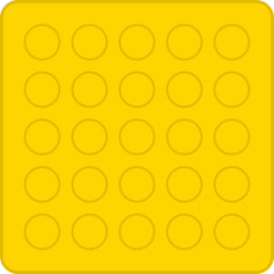 点状の点字ブロック